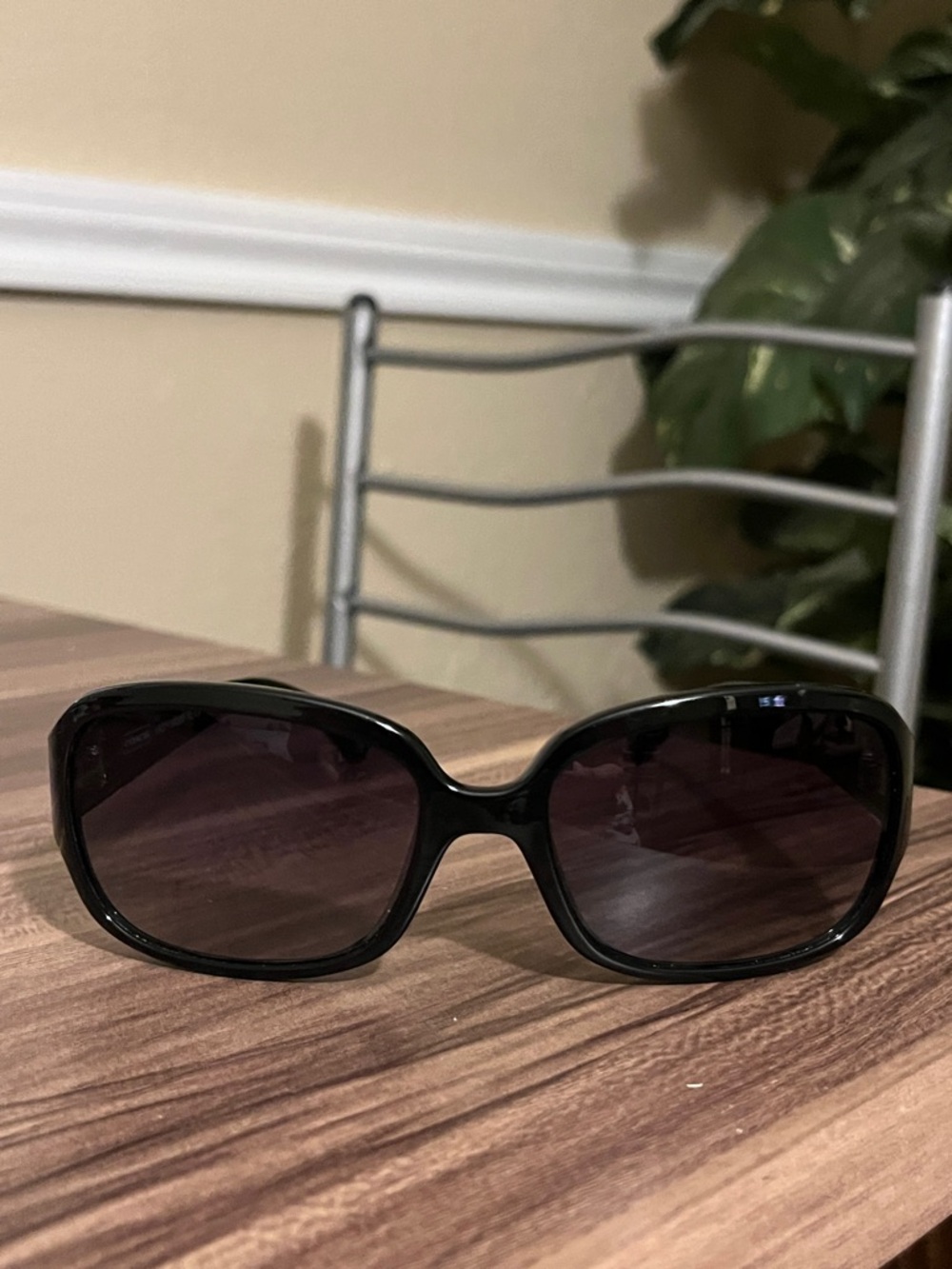 Coach Black Oversized Sunglasses